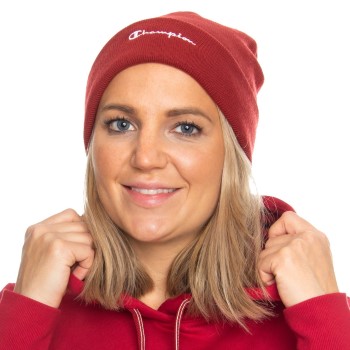 Champion Beanie Cap Unisex Vinrød akryl One Size
