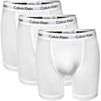 Calvin Klein 3P Cotton Stretch Boxer Brief Hvid bomuld Large Herre