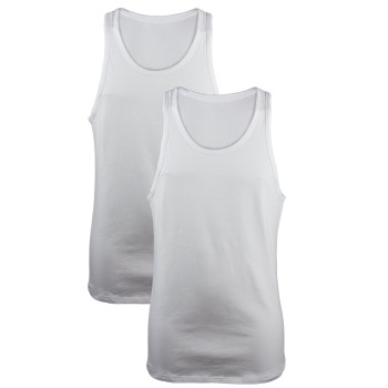 Calvin Klein 2P Modern Cotton Stretch Tank Hvid bomuld Large Herre