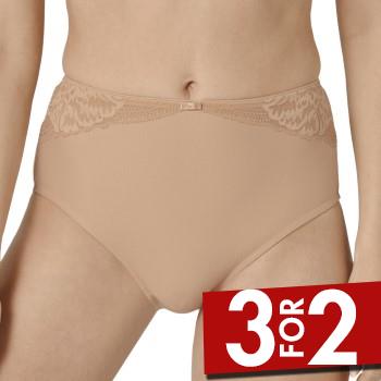 Triumph Trusser Modern Lace Cotton Maxi Beige 36 Dame