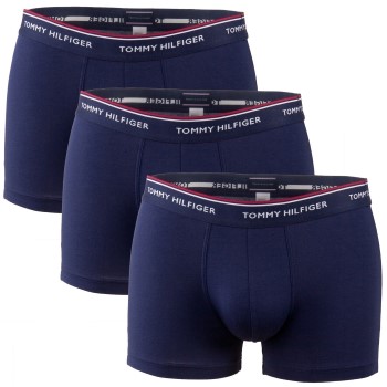Tommy Hilfiger 3P Stretch Trunk Premium Essentials Mørkblå bomuld Large Herre