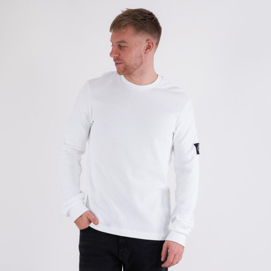 BADGE WAFFLE LS TEE