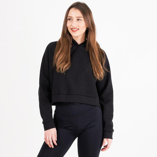 Basic cropped hoodie
