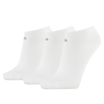 Calvin Klein Strømper 3P Chloe Cotton CK Logo Liner Socks Hvid Strl 37/41 Dame