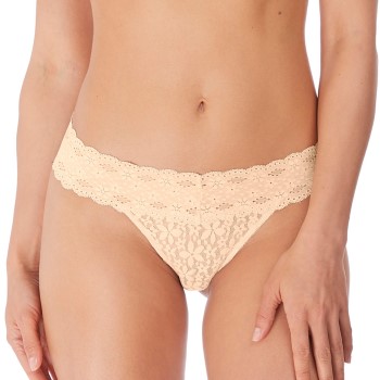 Wacoal Trusser Halo Lace Thong Hud nylon Large Dame