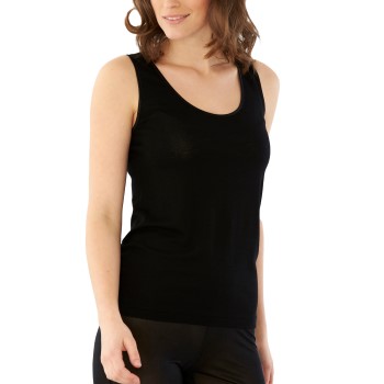 Damella Wool And Silk Tank Top Sort uld 38 Dame