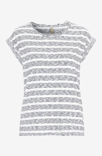 Stribet jerseybluse Chanti
