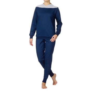 Calida Soft Cotton Pyjama 43100 Marine 890 bomuld 40-42 Dame