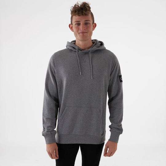 Monogram sleeve badge hoodie