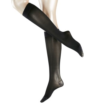 Falke Strømpebukser Women Leg Energizer 50 Knee-high Sort Str 35/36 Dame