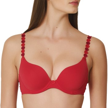 Marie Jo Bh Tom Heart Shaped Padded Bra Rød A 70 Dame