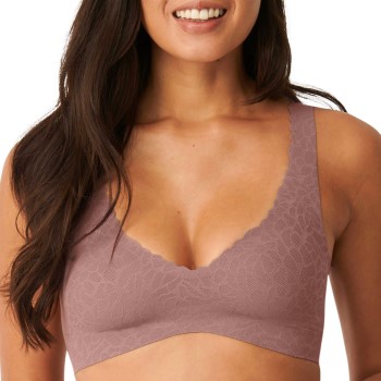 Sloggi Bh ZERO Feel Lace 2.0 Bralette Lysbrun Large Dame