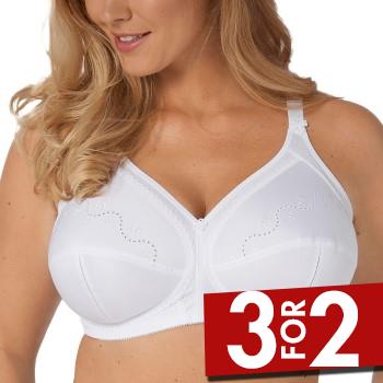 Triumph Bh Doreen + Cotton N Hvid D 105 Dame