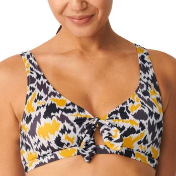 Sloggi Shore Fancy Guppy Bikini Bra Sort/Gul Large Dame