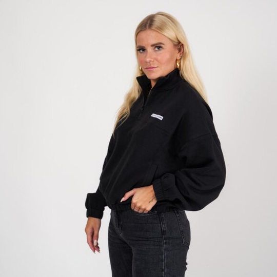 Micro flock half zip