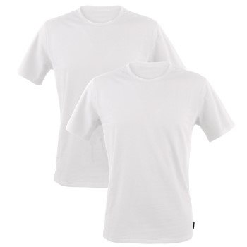 Calvin Klein 2P Modern Cotton Stretch Crew Hvid bomuld Large Herre