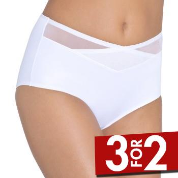 Triumph Trusser True Shape Sensation Maxi Hvid 38 Dame