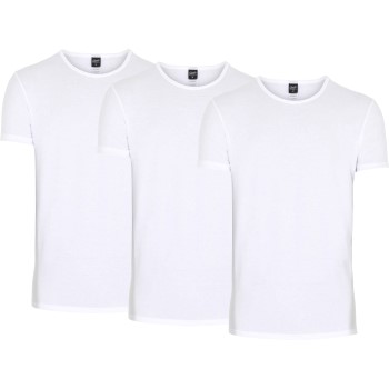 Claudio 3P Organic Cotton T-Shirt Hvid økologisk bomuld Large Herre