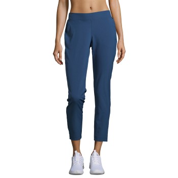 Casall Slim Woven Pants Mørkblå polyester 40 Dame