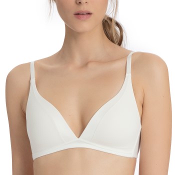 Calida Bh Cate Triangle Soft-Bra Hvid bomuld A 70 Dame