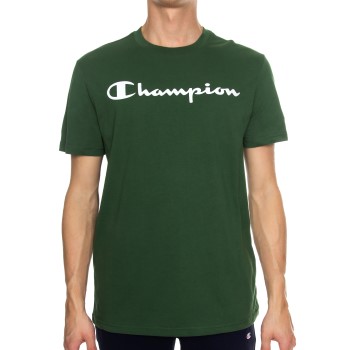 Champion Classics Men Crewneck T-shirt Mørkgrøn bomuld Large Herre