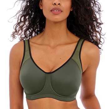 Freya Bh Active Sonic Moulded Sports Bra Khaki D 80 Dame