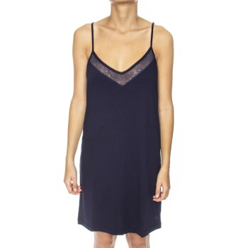 Tommy Hilfiger Tommy Minimal Strappy Dress Marineblå viskose Small Dame