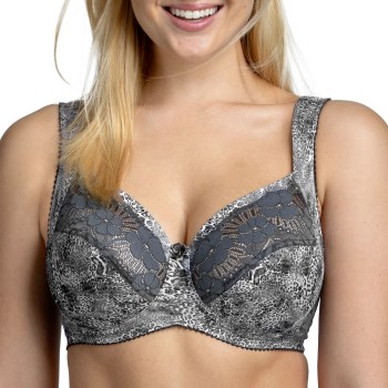 Miss Mary Leo Underwired Bra Bh Mørkgrå B 100 Dame