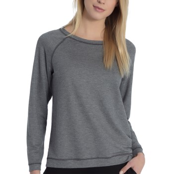 Calida Favourites Essentials Shirt Long Sleeve 937 Mørkgrå Large Dame