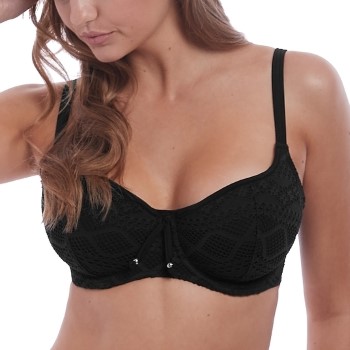 Freya Sundance Padded Bikini Top Sort polyamid D 65 Dame