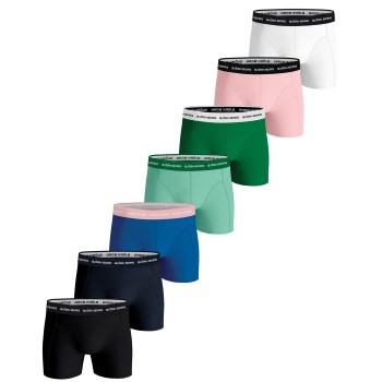 Björn Borg 7P Essential Shorts 2117 Blå/Rosa bomuld Large Herre