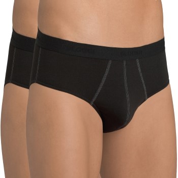 Sloggi 2P Men 24 7 Midi Sort bomuld Small Herre