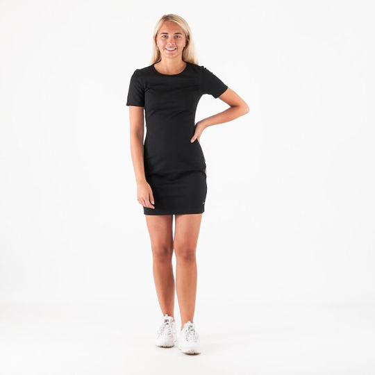 SS stripe shift dress