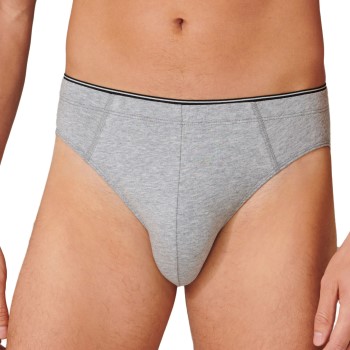 Schiesser 95-5 Organic Cotton Mini Brief Grå økologisk bomuld Large Herre