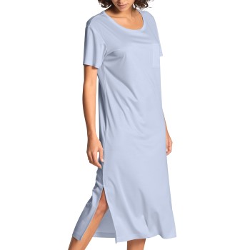 Calida I Love Nature Loungedress Lyseblå tencel Medium Dame