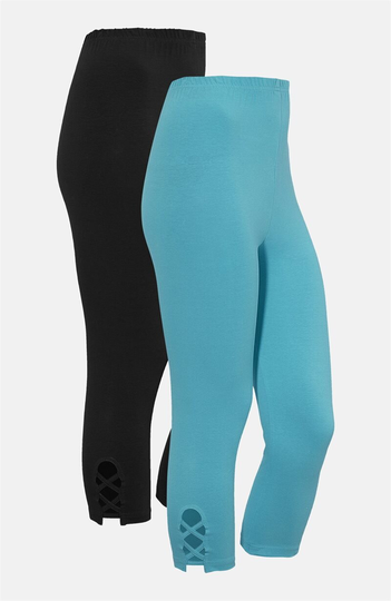Leggings i caprilængde 2-pack