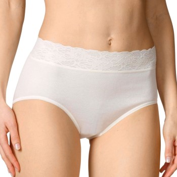 Calida Trusser Lycraspitze Midislip Champagne 134 bomuld 36-38 Dame