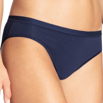 Calida Trusser Natural Comfort Brief Low Cut Marineblå bomuld Medium Dame