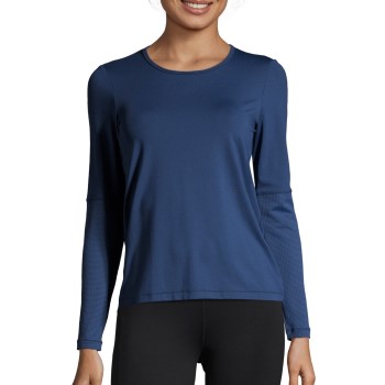 Casall Classic Iconic Long Sleeve Mørkblå polyamid 40 Dame
