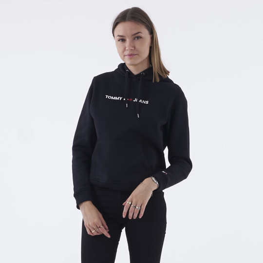 Tjw clean linear logo hoodie