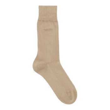 BOSS Business Mercerized Cotton George Finest Sock Strømper Beige merciseret bomuld Str 39/40 Herre