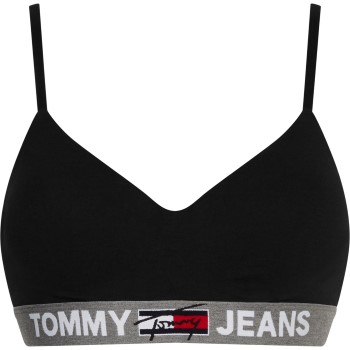 Tommy Hilfiger Bh Tommy Jeans Bralette Lift Sort Large Dame