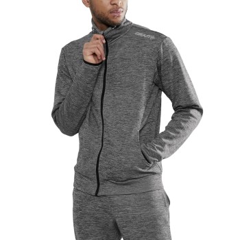 Craft Leisure Jacket Men Mørkgrå polyester Large Herre