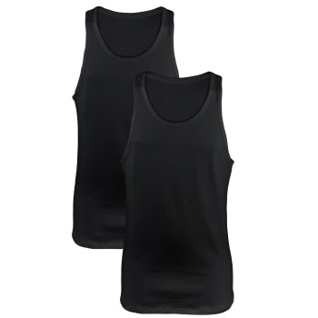 Calvin Klein 2P Modern Cotton Stretch Tank Sort bomuld Large Herre