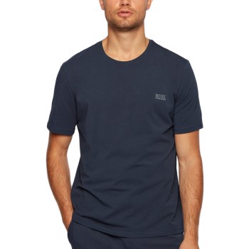 BOSS Mix and Match T-shirt With Logo Mørkblå bomuld Large Herre