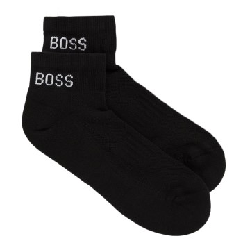 BOSS Casual Sport Sneaker Socks Strømper 2P Sort Str 39/42 Herre