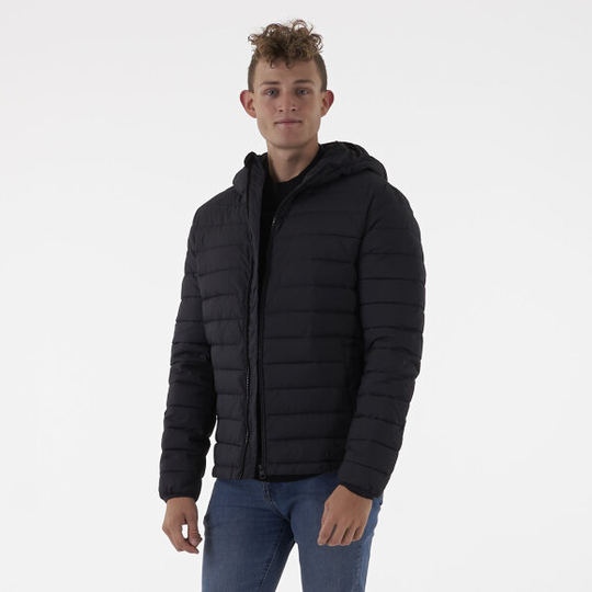Monogram tape puffer