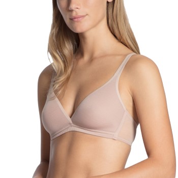 Calida Bh Feminine Air Soft Triangle Bra Lysbrun A 70 Dame