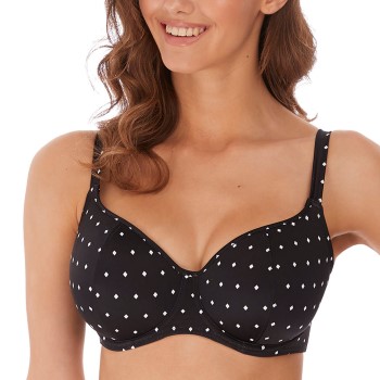 Freya Jewel Cove Sweatheart Padded Bikini Top Sort D 65 Dame