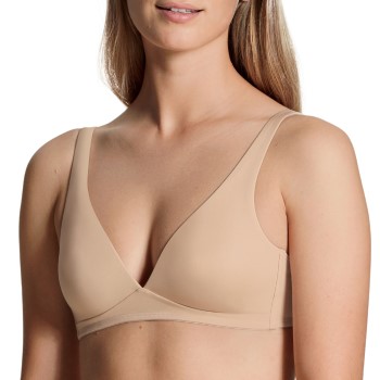 Calida Bh Eco Sense Soft Moulded Bra Beige nylon A 70 Dame